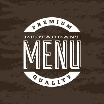 Menu design over pattern background vector illustration Stock Illustration