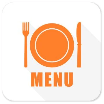 Menu flat icon Stock Illustration