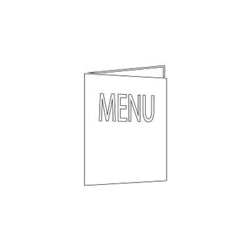 Menu. flat vector icon Stock Illustration
