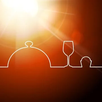 Menu food design. Stock Illustration