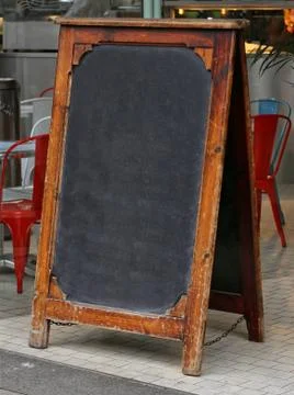 Menu A Frame Stock Photos