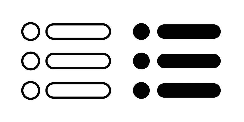 Menu icon concept. best for web design Illustrazione stock