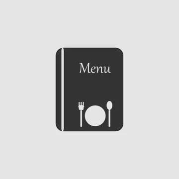 Menu icon flat. Stock Illustration