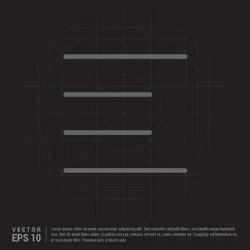 Menu icon Stock Illustration