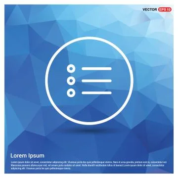 Menu icon Stock Illustration