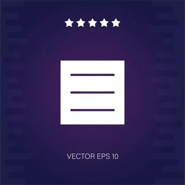 Menu  icon Illustrazione stock