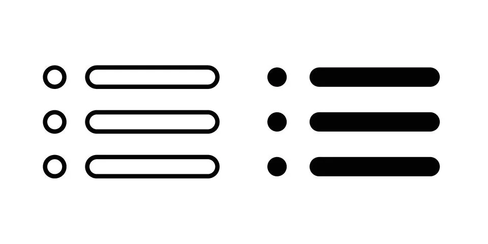 Menu icon Illustration Eps10 for web or app Stock Illustration