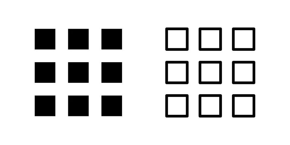 Menu Icon set. web menu icon. hamburger menu symbol Stock Illustration