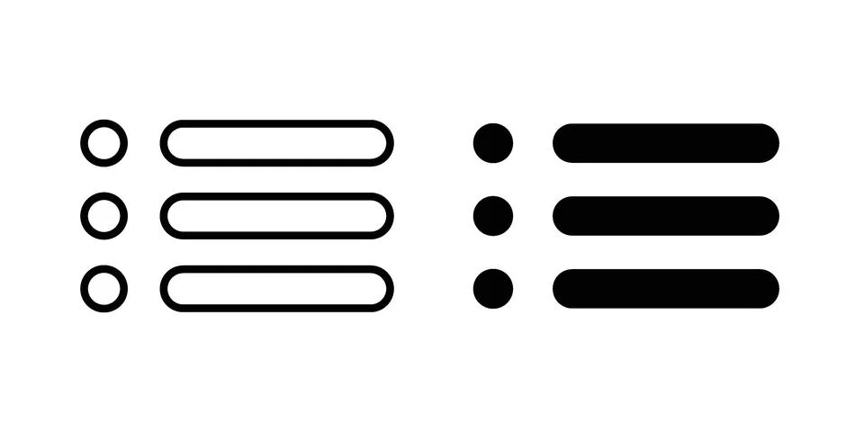 Menu icon vector design illustrations 스톡 일러스트