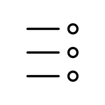 Menu Icon vector illustration. web menu sign and symbol. hamburger menu symbo Stock Illustration