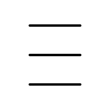 Menu Icon vector illustration. web menu sign and symbol. hamburger menu symbo Illustrazione stock