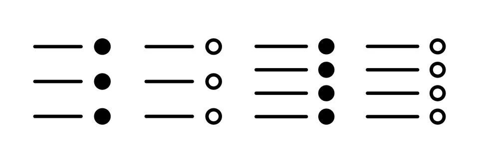 Menu Icon vector illustration. web menu sign and symbol. hamburger menu symbo Stock Illustration