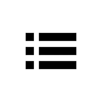 Menu Icon vector. web menu icon. hamburger menu symbol Illustrazione stock