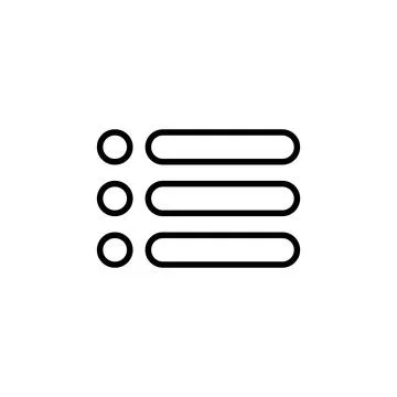 Menu Icon vector. web menu icon. hamburger menu symbol Stock Illustration