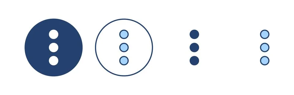 Menu icon vector. web menu sign and symbol. hamburger menu symbol Stock Illustration