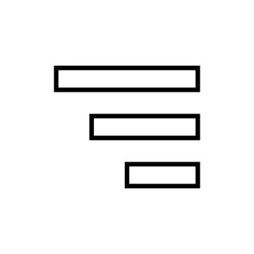 Menu icon vector. web menu sign and symbol. hamburger menu symbol Stock Illustration