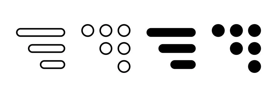 Menu icon vector. web menu sign and symbol. hamburger menu symbol Stock Illustration