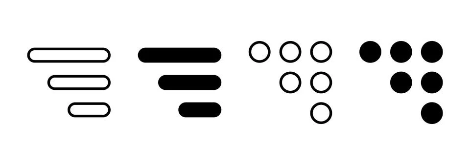 Menu icon vector. web menu sign and symbol. hamburger menu symbol Stock Illustration