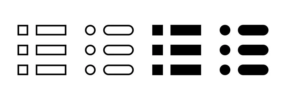 Menu icon vector. web menu sign and symbol. hamburger menu symbol Stock Illustration