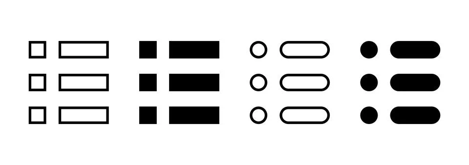 Menu icon vector. web menu sign and symbol. hamburger menu symbol Stock Illustration