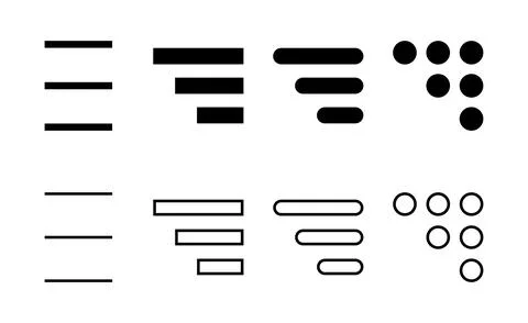 Menu icon vector. web menu sign and symbol. hamburger menu symbol Stock Illustration