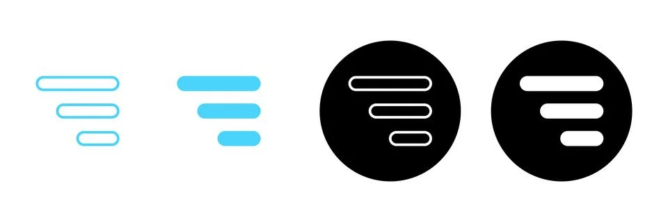 Menu icon vector. web menu sign and symbol. hamburger menu symbol Stock Illustration