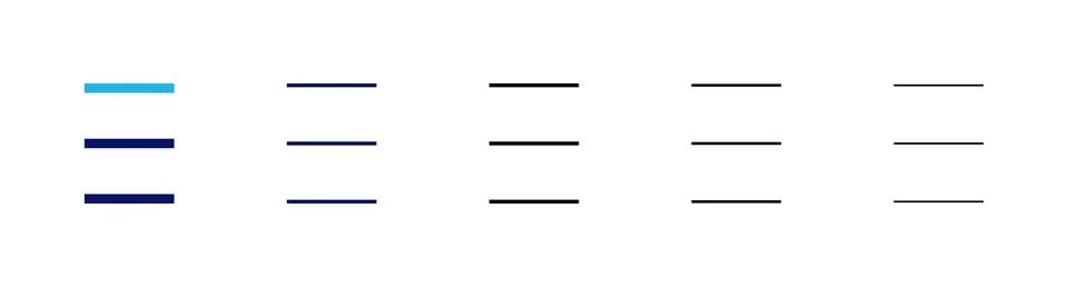 Menu icon vector. web menu sign and symbol. hamburger menu symbol Illustrazione stock