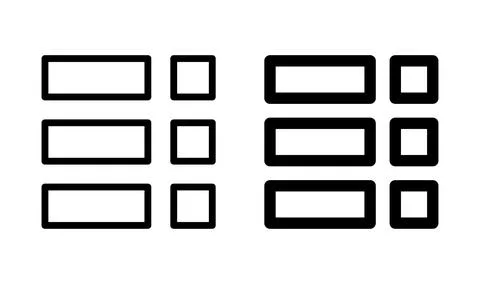 Menu Icon vector. web menu icon. hamburger menu 库存插图