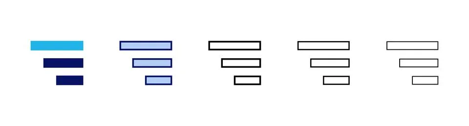 Menu icon vector. web menu sign and symbol. hamburger menu symbol Illustrazione stock