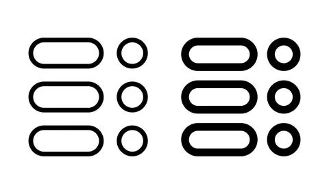 Menu Icon vector. web menu icon. hamburger menu 스톡 일러스트