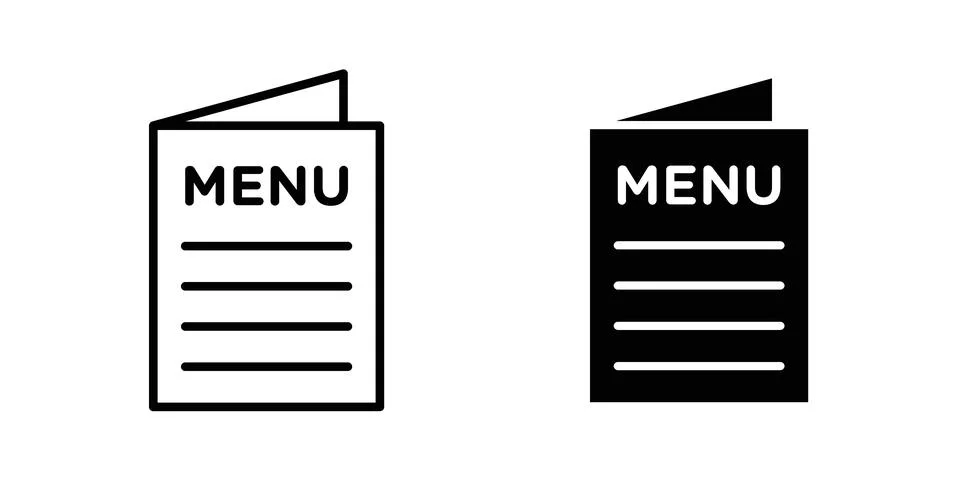 Menu icon for web projects Stock Illustration