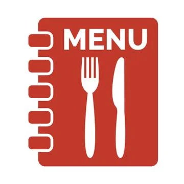 Menu icon on white background. Illustrazione stock