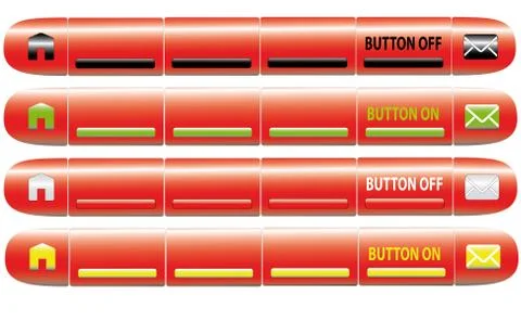 Menu on off Stock Illustration