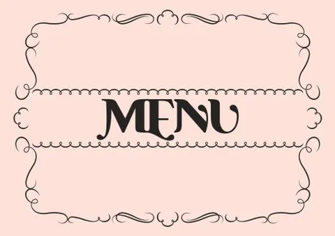 Menu Stock Illustration