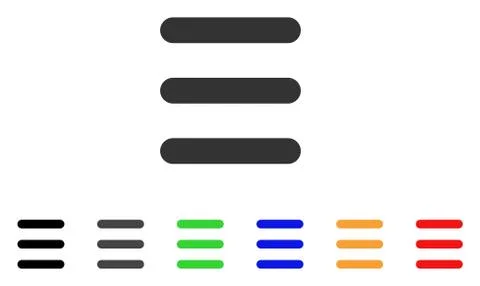 Menu Items Vector Icon 스톡 일러스트