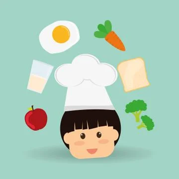 Menu Kids icon design, vector illustration, vector illustration Stock Illustration