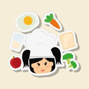Menu Kids icon design, vector illustration, vector illustration Stock Illustration