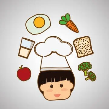 Menu Kids icon design, vector illustration, vector illustration Stock Illustration