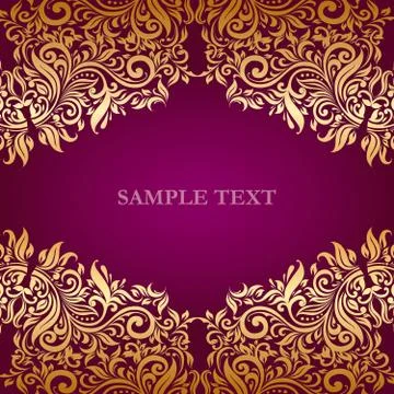 Menu lace Stock Illustration