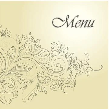 Menu lace Stock Illustration