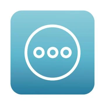 Menu options interface block gradient style icon Stock Illustration