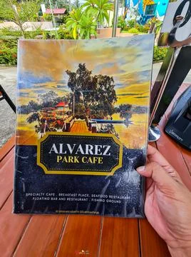 The menu 库存照片