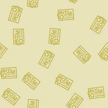 Menu planning restaurant chef line seamless pattern 스톡 일러스트