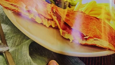 A menu for a restaurant. Video stock 284070201