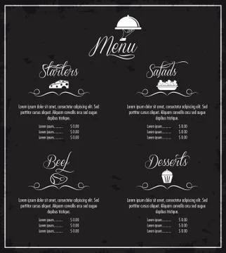 Menu restaurant kitchen icon. Vector graphic Stock Illustration