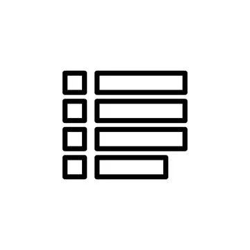 Menu sign icon. Element of minimalistic icons for mobile concept and web apps Stock Illustration