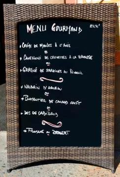 Menu sign Stock Photos
