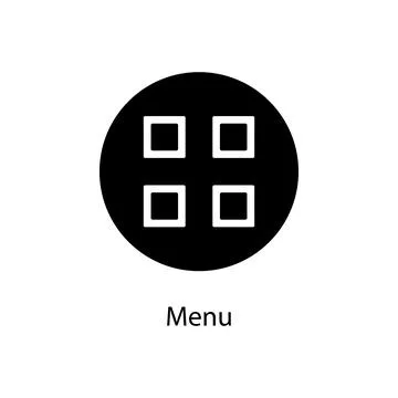 Menu sign in round icon. Element of minimalistic icon for mobile concept and web Stock Illustration