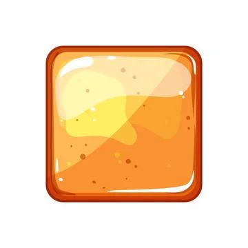 Menu square game button cartoon vector illustration Ilustración de archivo
