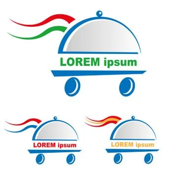 Menu symbol set element Stock Illustration